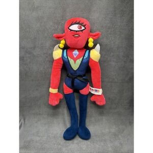 Seismique Red Cyclops Alien Character Plush Doll